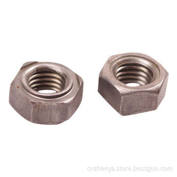 DIN928 square weld nuts, stainless steel and carbon steel material